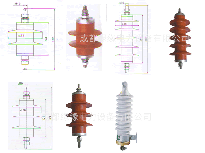 HY5WS-5/15、HY5WS-3.8/15配电型避雷器